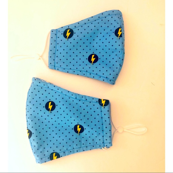 SuperHero Lightning Shield Face Mask (kids/adults) - Picture 2 of 5